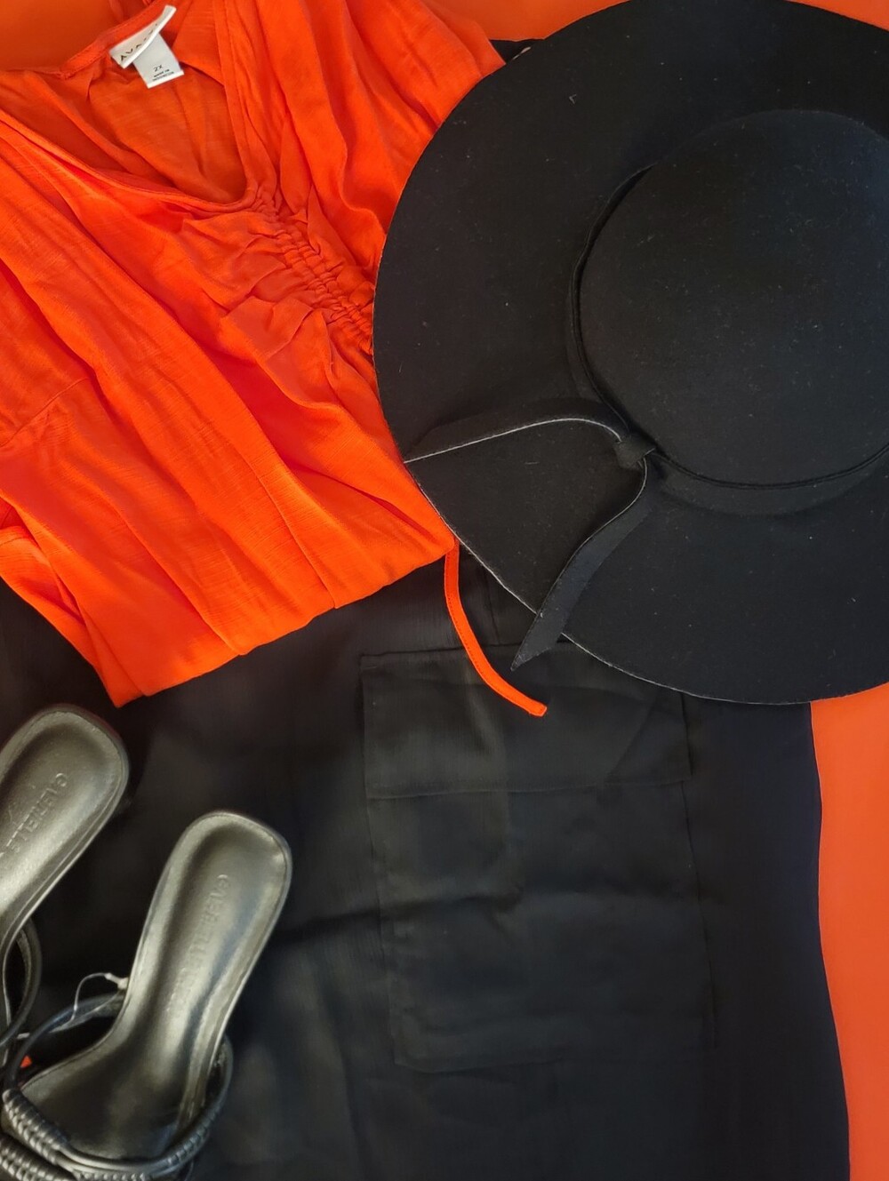 🆕️🧙‍♂️Black Felt Floppy Hat